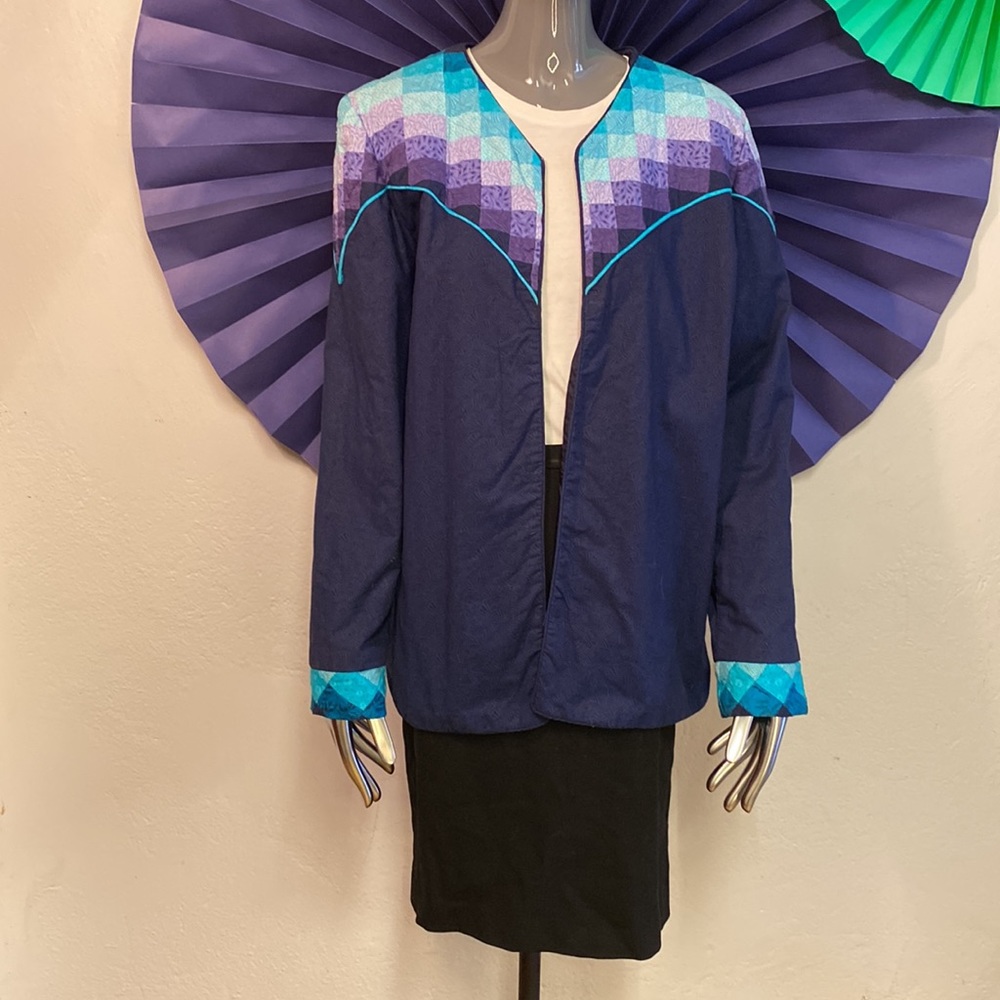 Vintage Patchwork Jacket, L